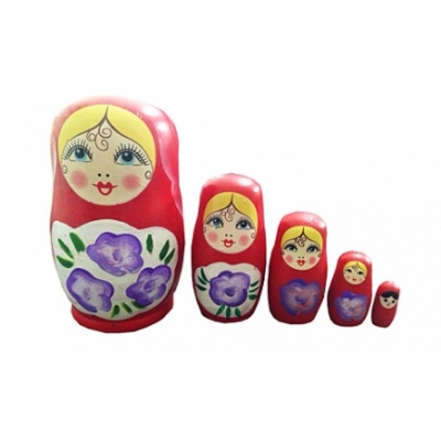 Деревянная игрушка. РАСПИСНЫЕ МАТРЁШКИ № 3