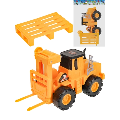 Машинка инерционная Погрузчик 10х23х12 см
