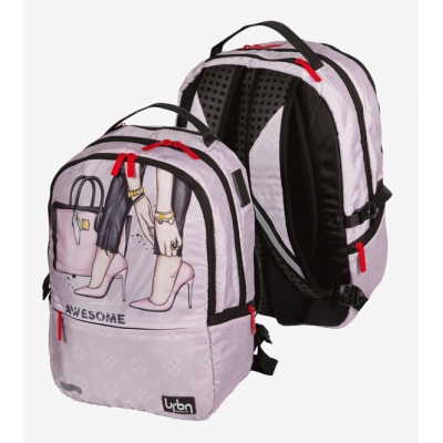 Рюкзак подростковый 39x30x17см Red Label. Fashion, 19л, вес 750г, эргономичная вентилируемая спинка