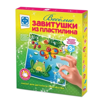ВЕСЕЛЫЕ ЗАВИТУШКИ ИЗ ПЛАСТИЛИНА НАБОР №4