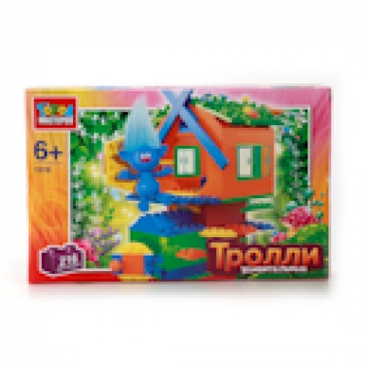 КОНСТРУКТОР ДОМИК ТРОЛЛЕЙ С ФИГУРКОЙ