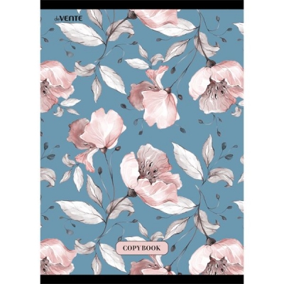 Тетрадь A4 80л. Клетка Pink Flowers, блок офсет 60 г/м², обложка целлюлозный картон 190 г/м² + ВД-ла