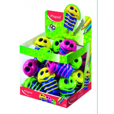 Точилка 2 отверстия с контейнером CROC CROC