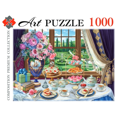 ПАЗЛ 1000 элементов. АНГИЙСКИЙ ЗАВТРАК. Artpuzzle.
