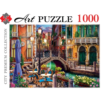 ПАЗЛ 1000 элементов. ВЕНЕЦИАНСКИЙ ВЕЧЕР. Artpuzzle.