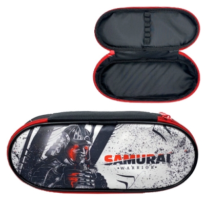 Пенал 1 отделение 210x85x50мм Samurai, органайзер, текстиль