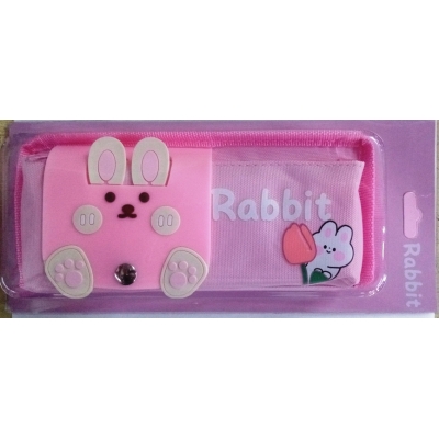 Пенал 1 отделение 200x90x60мм Rabbit, внешний карман на молниии, клапан на магнитной кнопке, цвет -