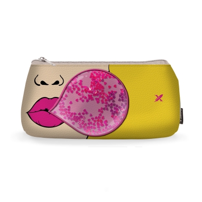 Пенал-косметичка PLANE STYLE BUBBLE GUM, молния