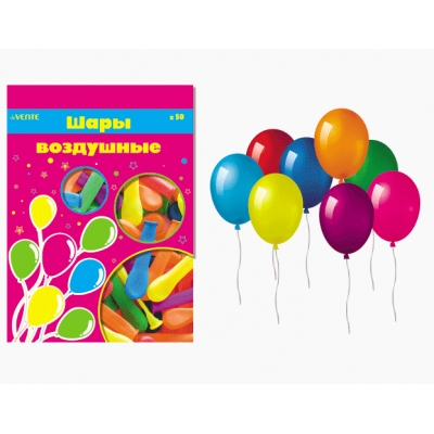 Шар 12/30см Стандартные цвета, ассорти, (упаковка 50шт) (цена за упаковку)