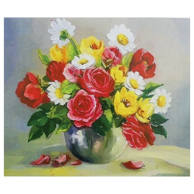 Алмазная мозаика 3D (40*50см) БУКЕТ