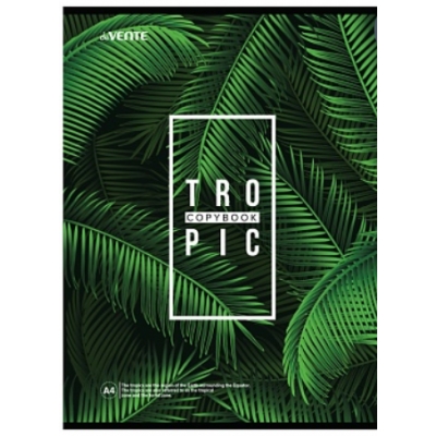 Тетрадь A4 96л. Клетка Tropical Collection, спираль, блок офсет 60г/м², обложка целлюлозный картон 1
