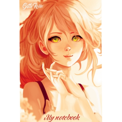 Gatto Rosso. Блокнот в клетку My notebook. ЧУВСТВЕННОСТЬ