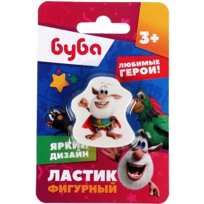 Ластик фигурный Буба, блистер