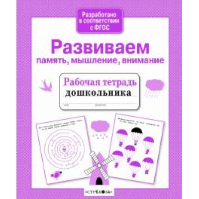 Рабочая тетрадь дошкольника. Развиваем память, мышление, внимание