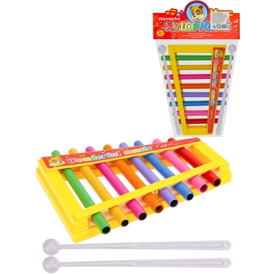Ксилофон Нота (8 тонов) (в пакете) (22x3х17, 2cм)
