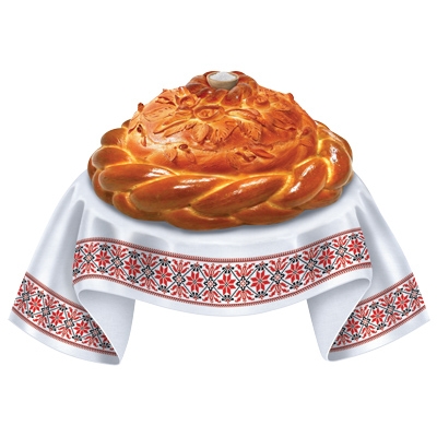 Плакат вырубной А3 Каравай (уф-лак)
