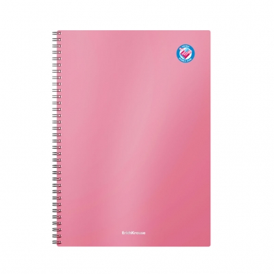 Тетрадь А4 80л. Клетка Bubble Gum Розовая, спираль, ароматизированная, офсетный блок 60г/м2, обложка