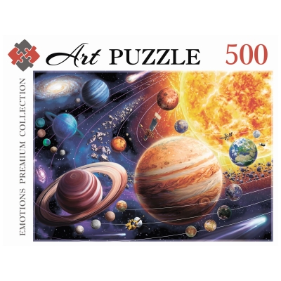 ПАЗЛ 500 элементов. СОЛНЕЧНАЯ СИСТЕМА. Artpuzzle.