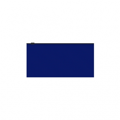 Папка на молнии Zip 255*130мм 180мкм Travel Diamond Total Blue, синяя, непрозрачная, текстура поверх