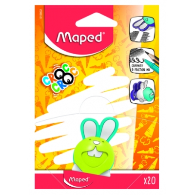 Ластик-пазл для точного стирания CROC CROC PUZZLE BUNNY, для ч/г карандашей и термочувствительных че