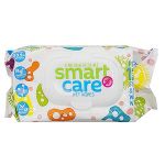 Салфетки влажные 120шт  Smart Care  антибактериальные, клапан крышка