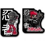 Закладка для книг магнитная 2шт Ninja, в блистерной упаковке
