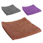 Салфетка микрофибра 30*30см, ассорти, индивидуальная упаковка